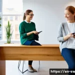 스웨덴의 의료제도 - **Swedish Vårdcentral Visit: A Welcoming First Step**
    A bright, clean, and modern Swedish vårdce...